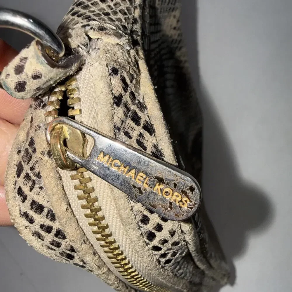 Michael Kors‎ Snakeskin Handbag/Cross body Purse Good Condition.